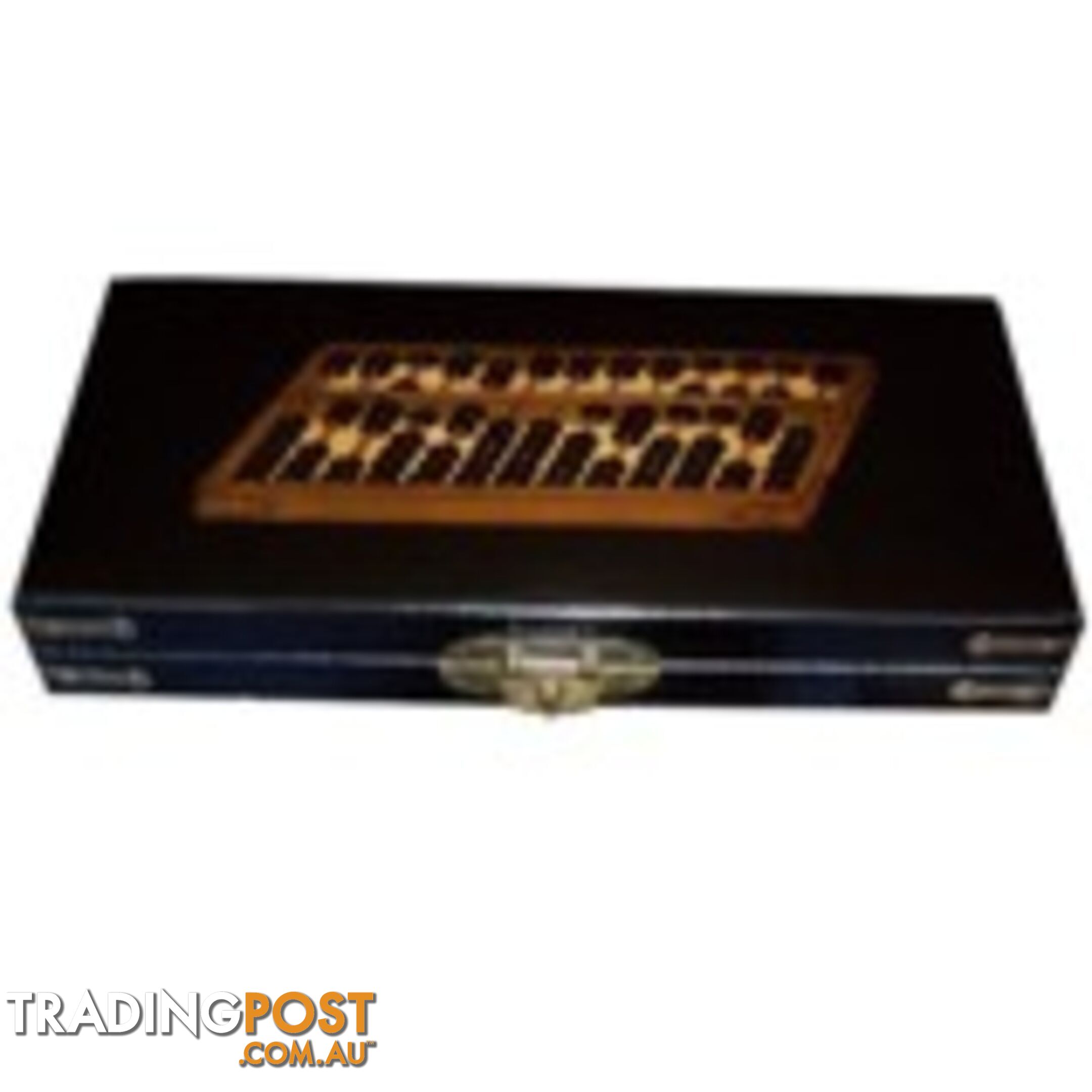 Chinese Abacus in Black Painted Box