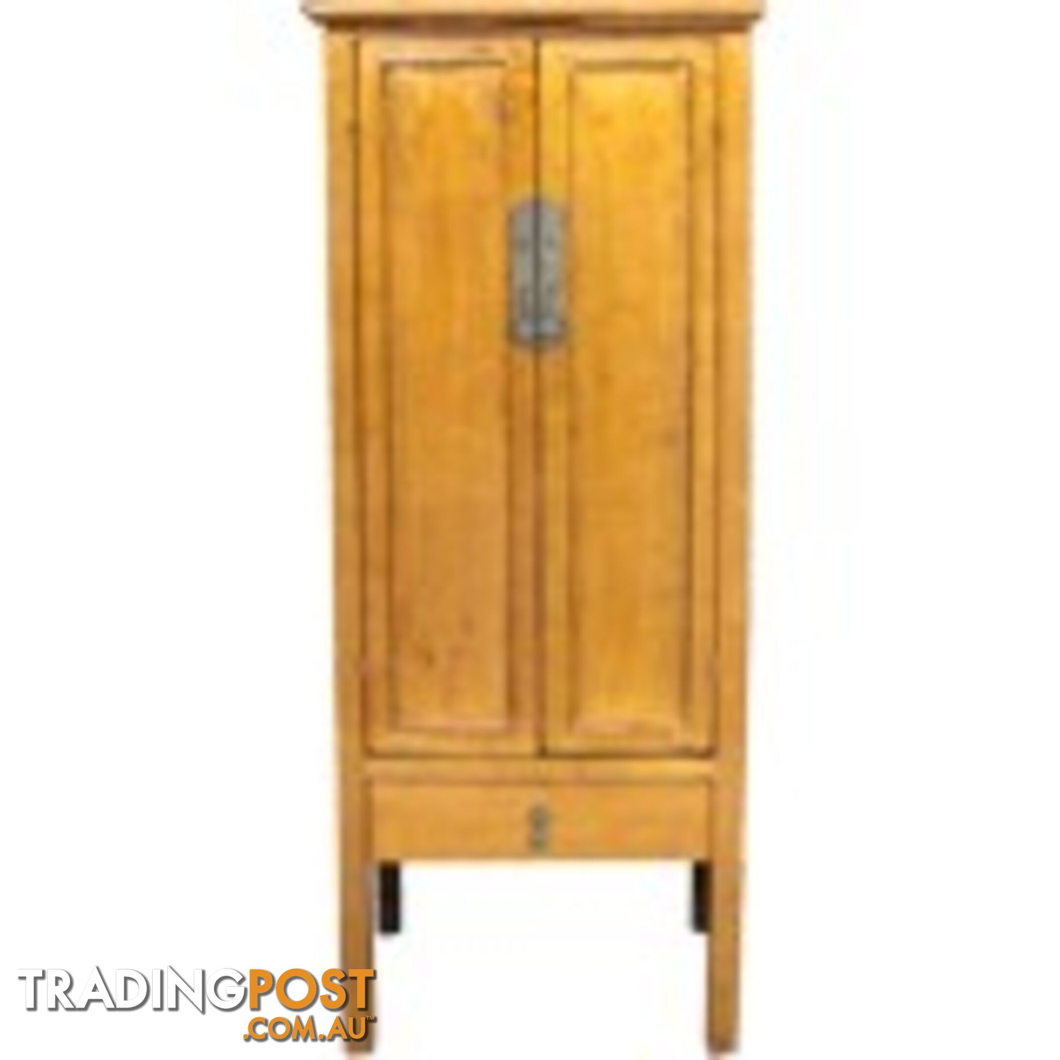 Chinese Gold leaf Wooden Slim Cabinet