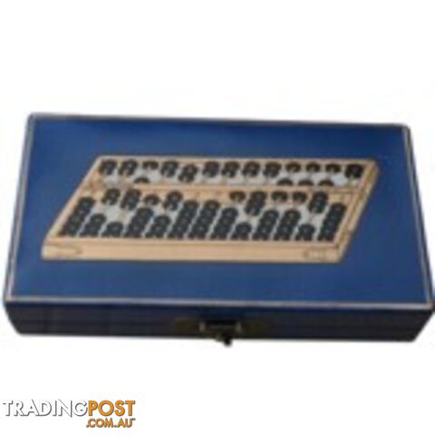 Chinese Abacus in Blue Painted Gift Box