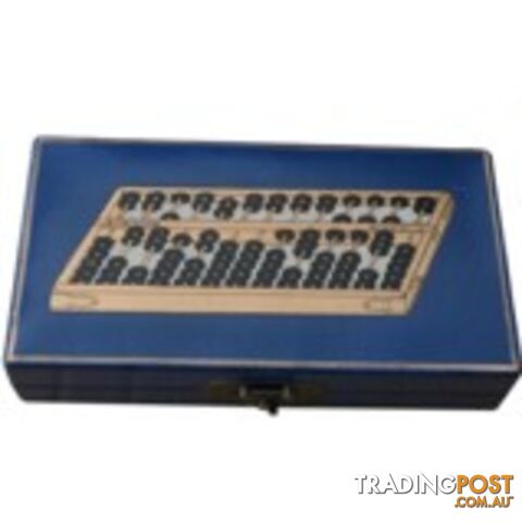 Chinese Abacus in Blue Painted Gift Box