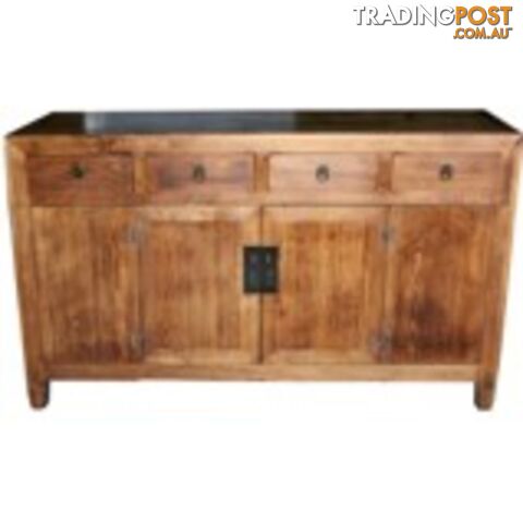Country Style Original Natural Wood Chinese Sideboard