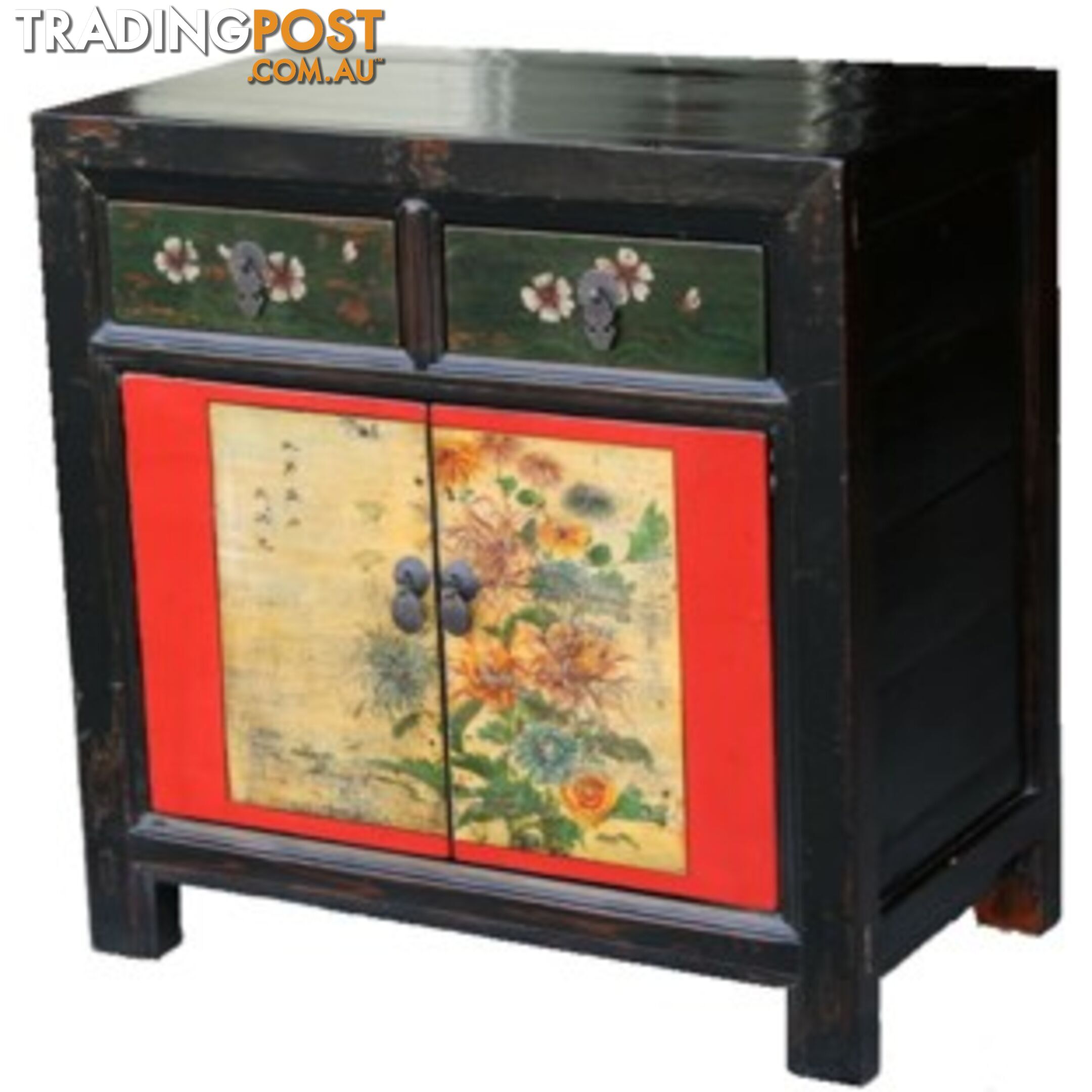Chinese Original Painted Medium Shanxi Cabinet
