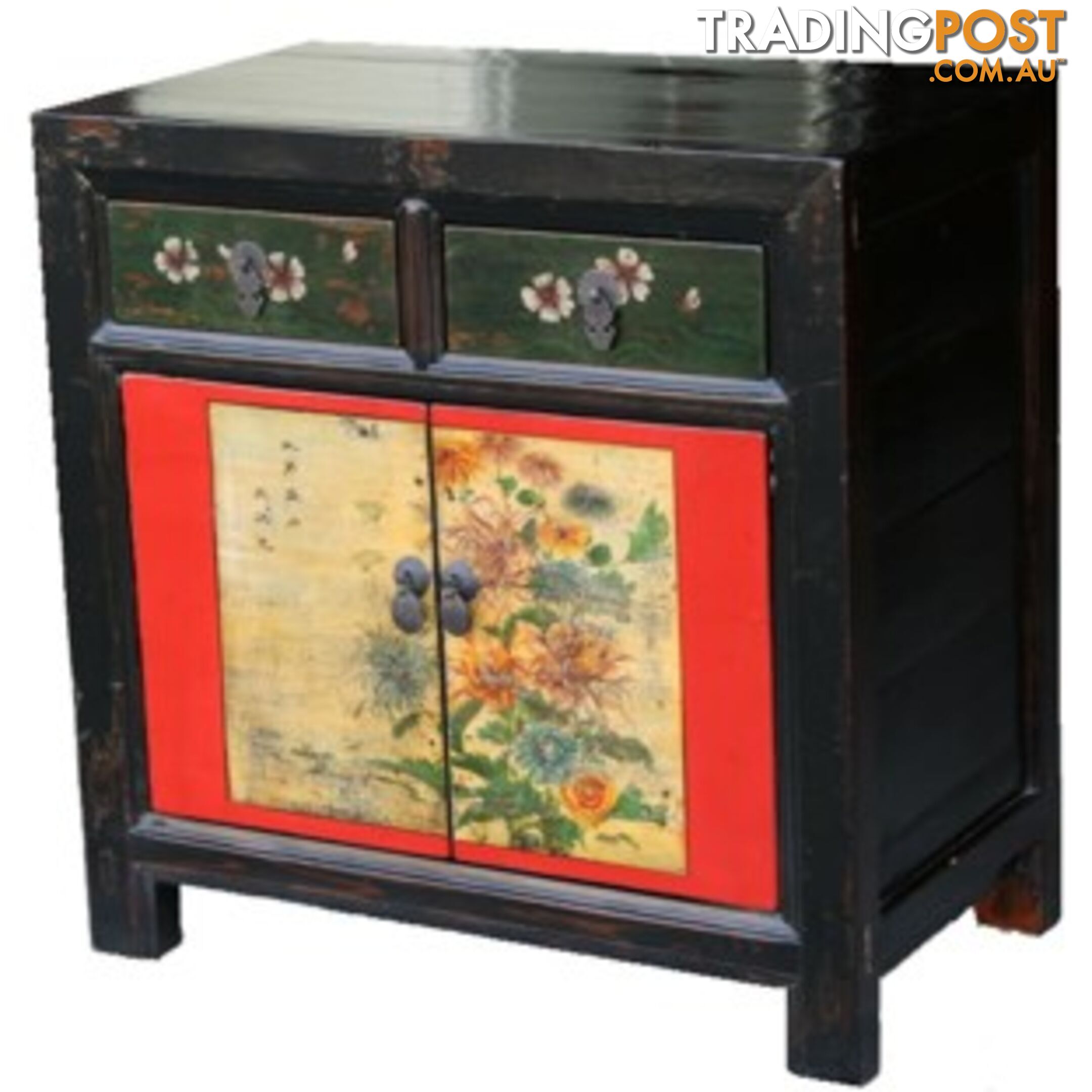 Chinese Original Painted Medium Shanxi Cabinet