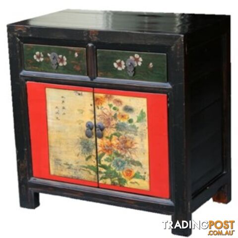 Chinese Original Painted Medium Shanxi Cabinet