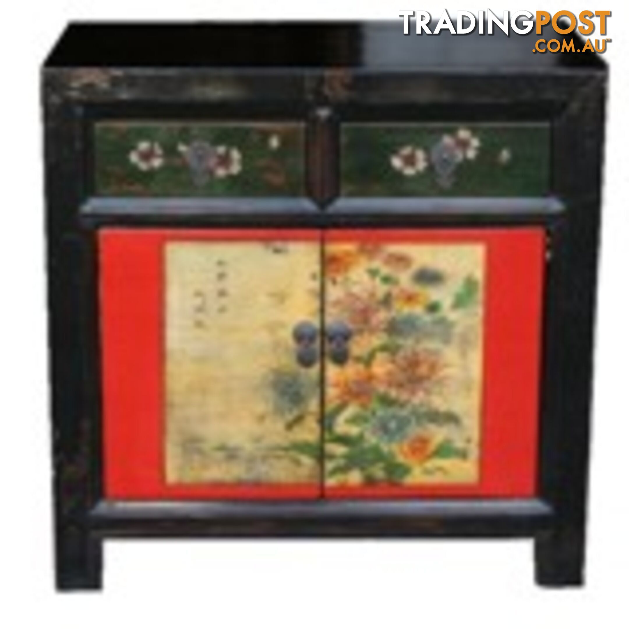 Chinese Original Painted Medium Shanxi Cabinet