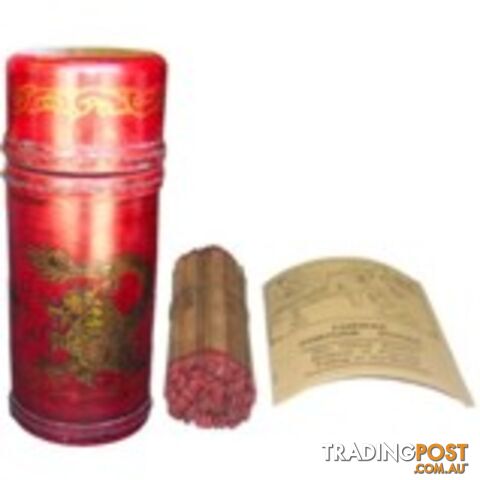 Oriental Fortune Sticks in Red Painted Box