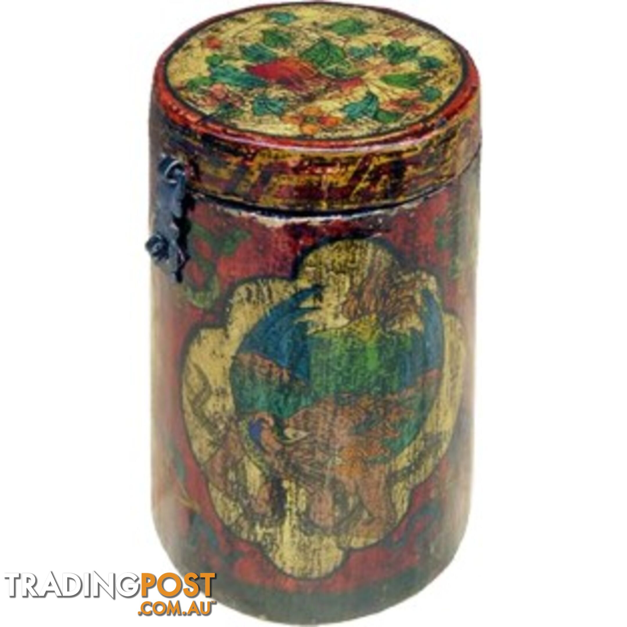 Original Tibetan Wood Tea Container Box