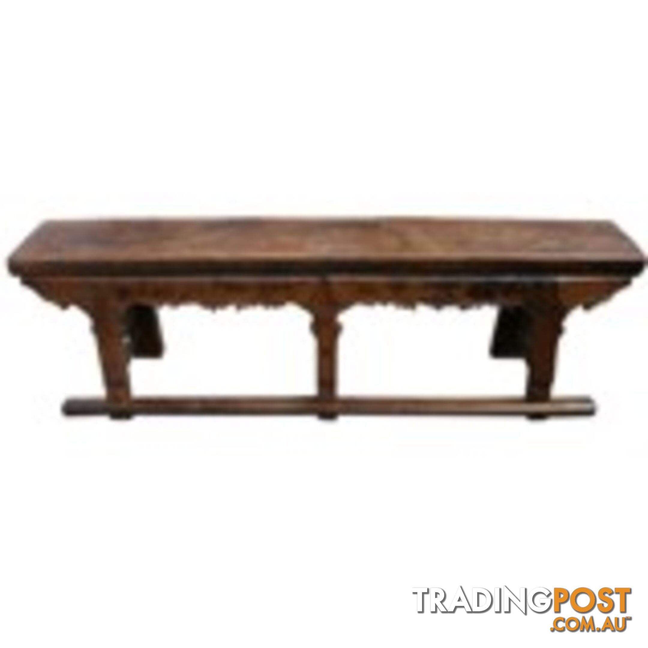 Country Style Chinese Elm Wood Bench