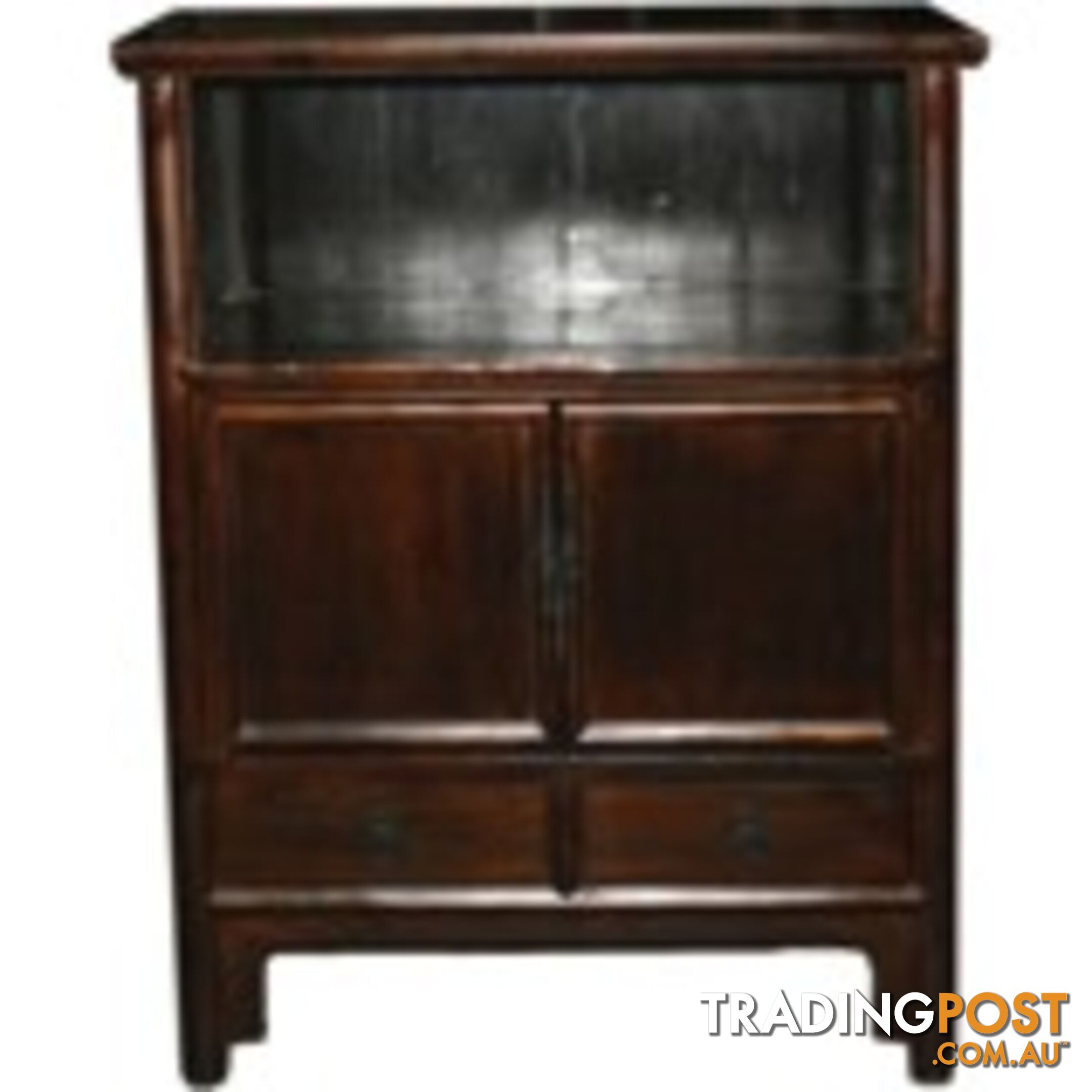 Brown Chinese Medium Display Cabinet