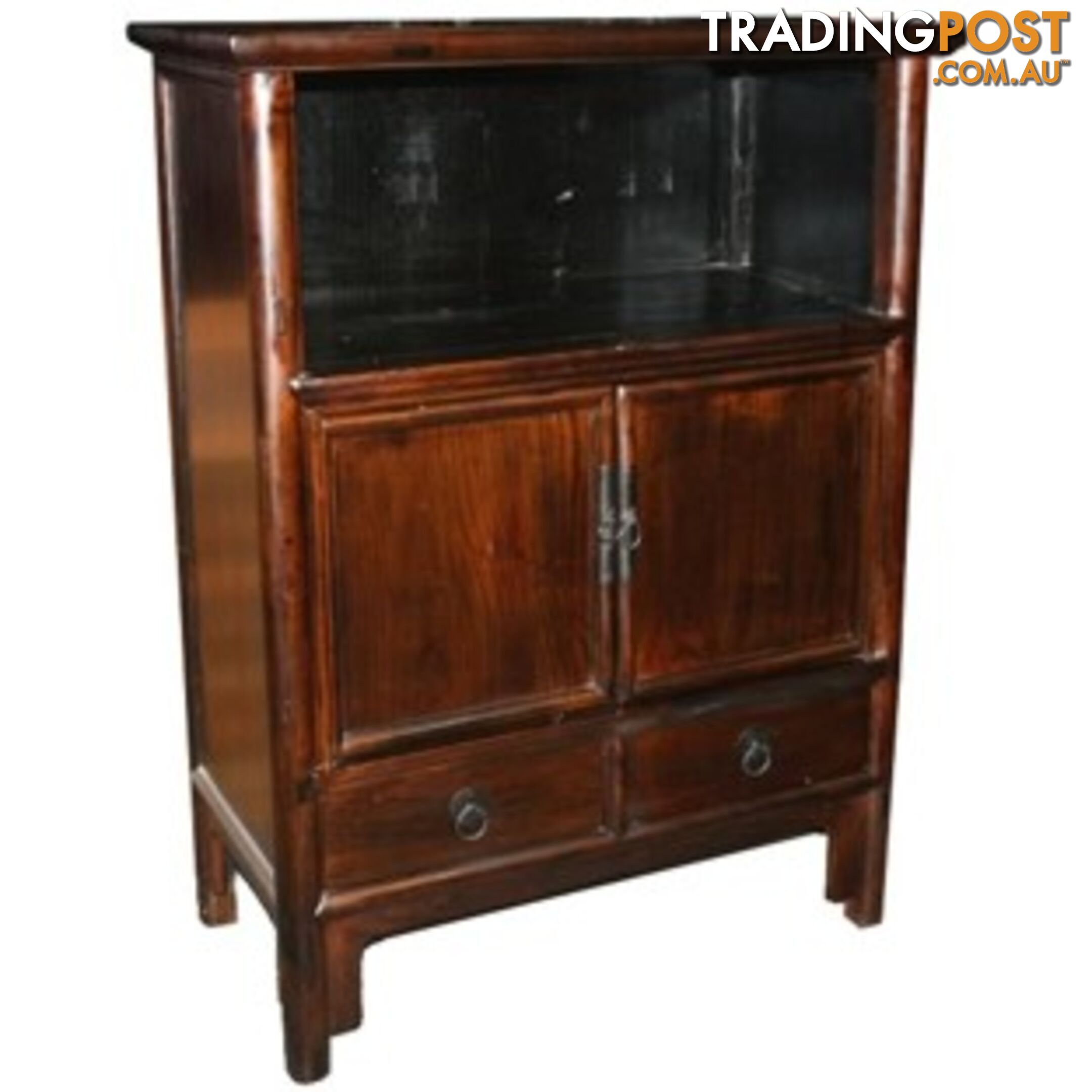 Brown Chinese Medium Display Cabinet