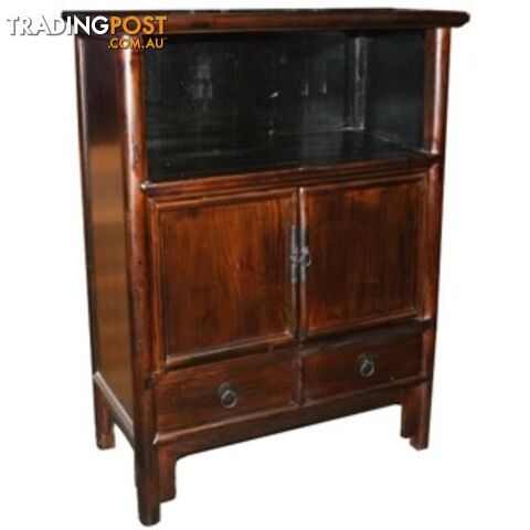 Brown Chinese Medium Display Cabinet