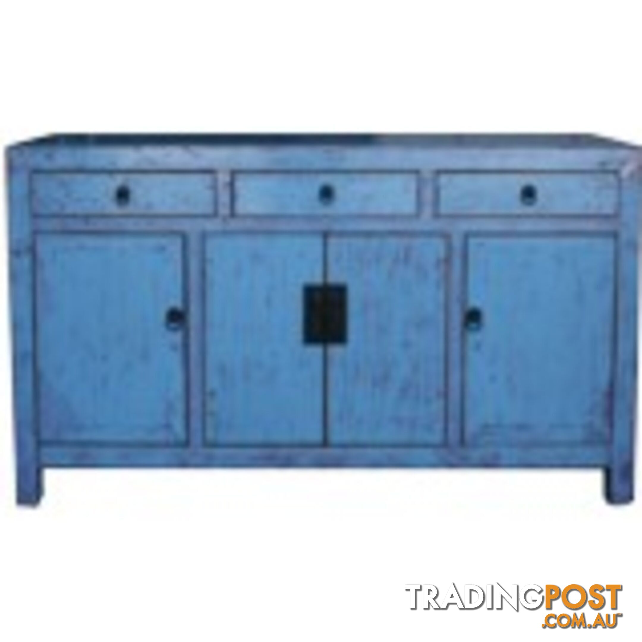 Blue/Grey Lacquered Sideboard Buffet