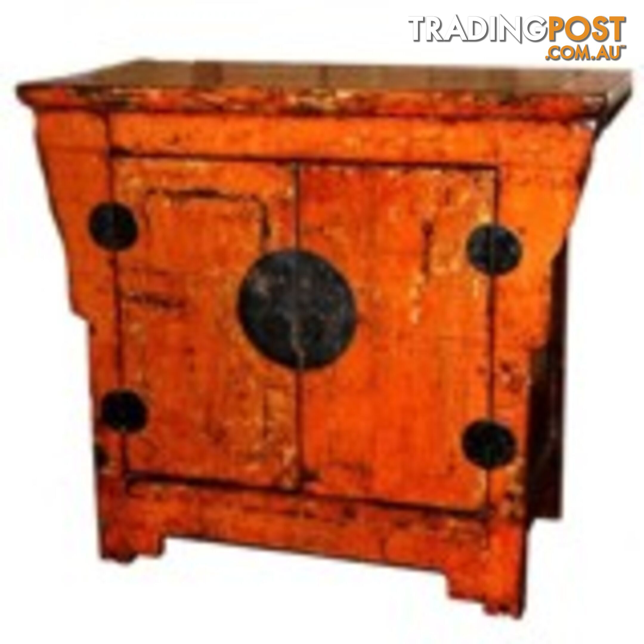 Original Orange Chinese Cabinet