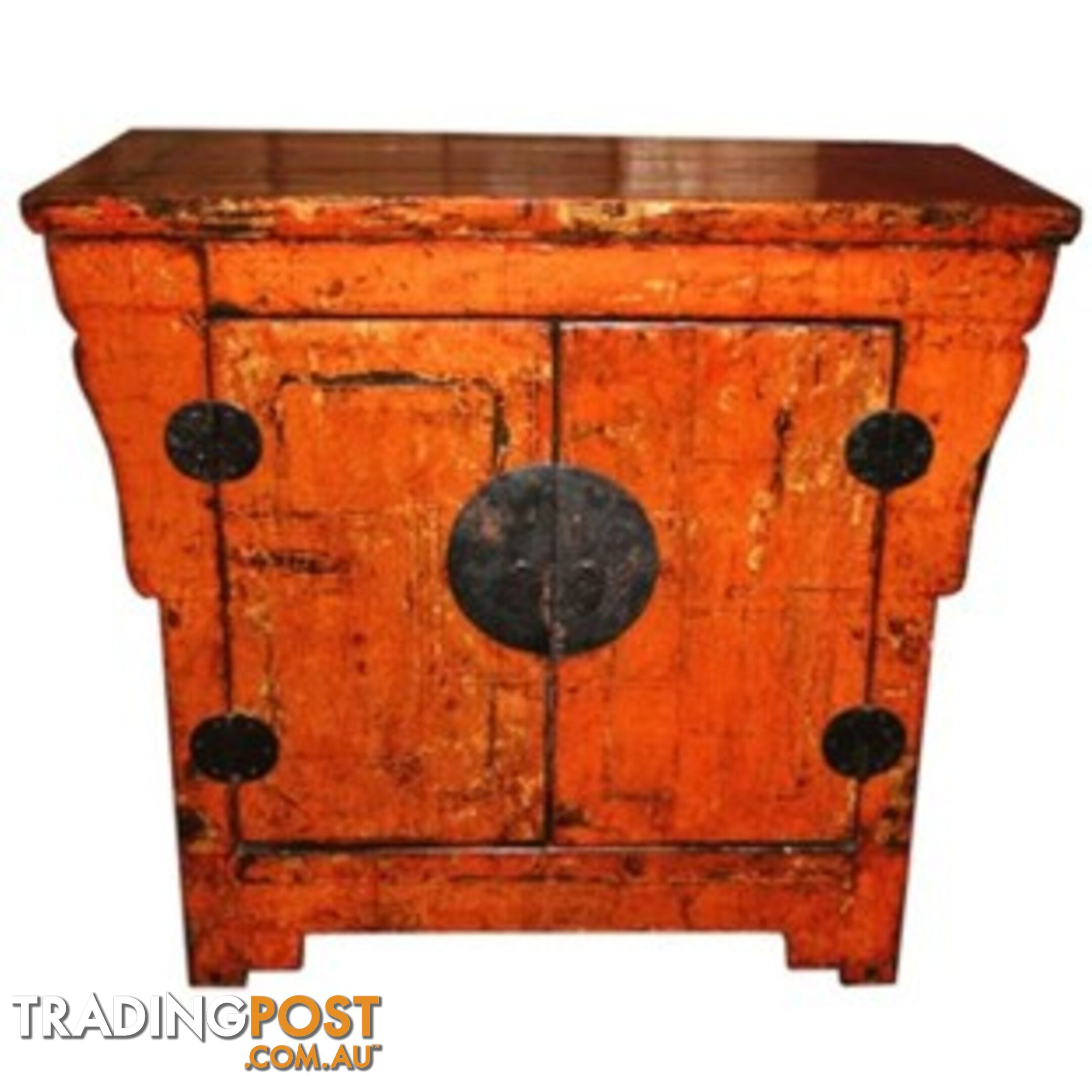 Original Orange Chinese Cabinet