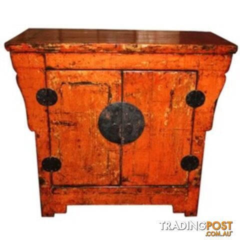 Original Orange Chinese Cabinet