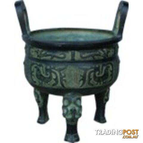 21cm Chinese Ancient Bronze Incense Burner