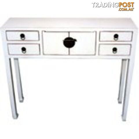 White Chinese Hallway Table