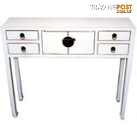 White Chinese Hallway Table