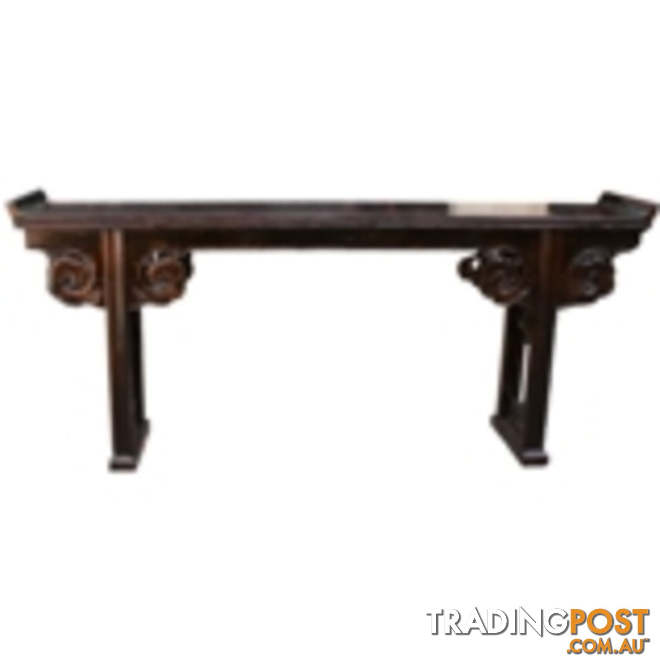 Original Chinese Altar Table with Carved Spandrels