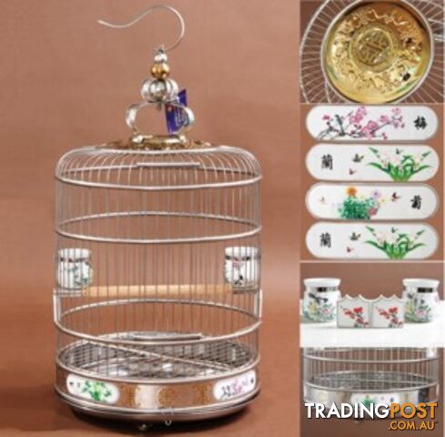 Stainless Steel Bird Cage Deluxe 36cm - photo 2 of 2