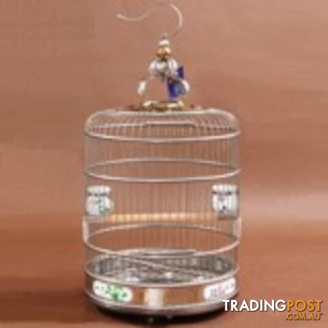 Stainless Steel Bird Cage Deluxe 36cm