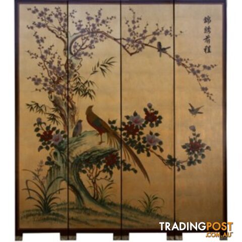 Chinese Prospect Fold Up Room Divider Screen