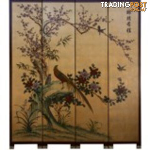 Chinese Prospect Fold Up Room Divider Screen