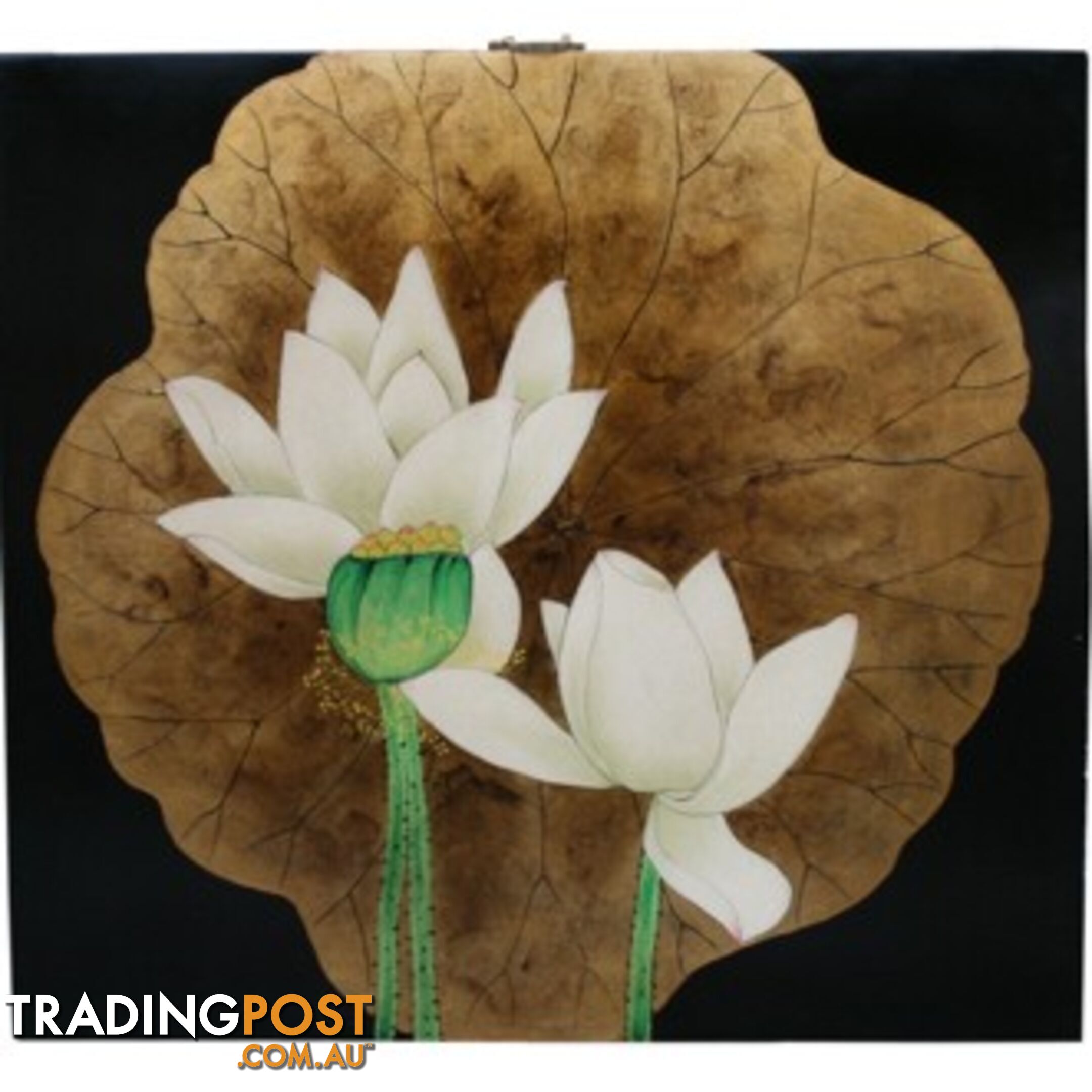 Beautiful Lotus Wall Hanging Screen