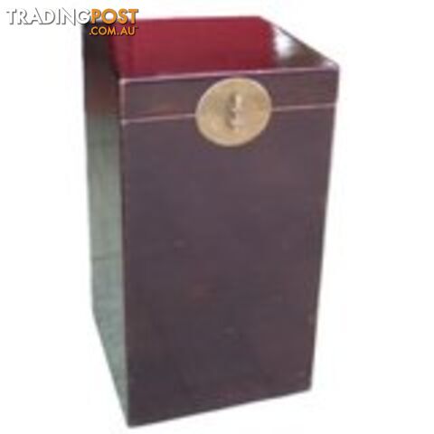 Black Chinese Wood Tall Trunk