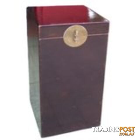Black Chinese Wood Tall Trunk