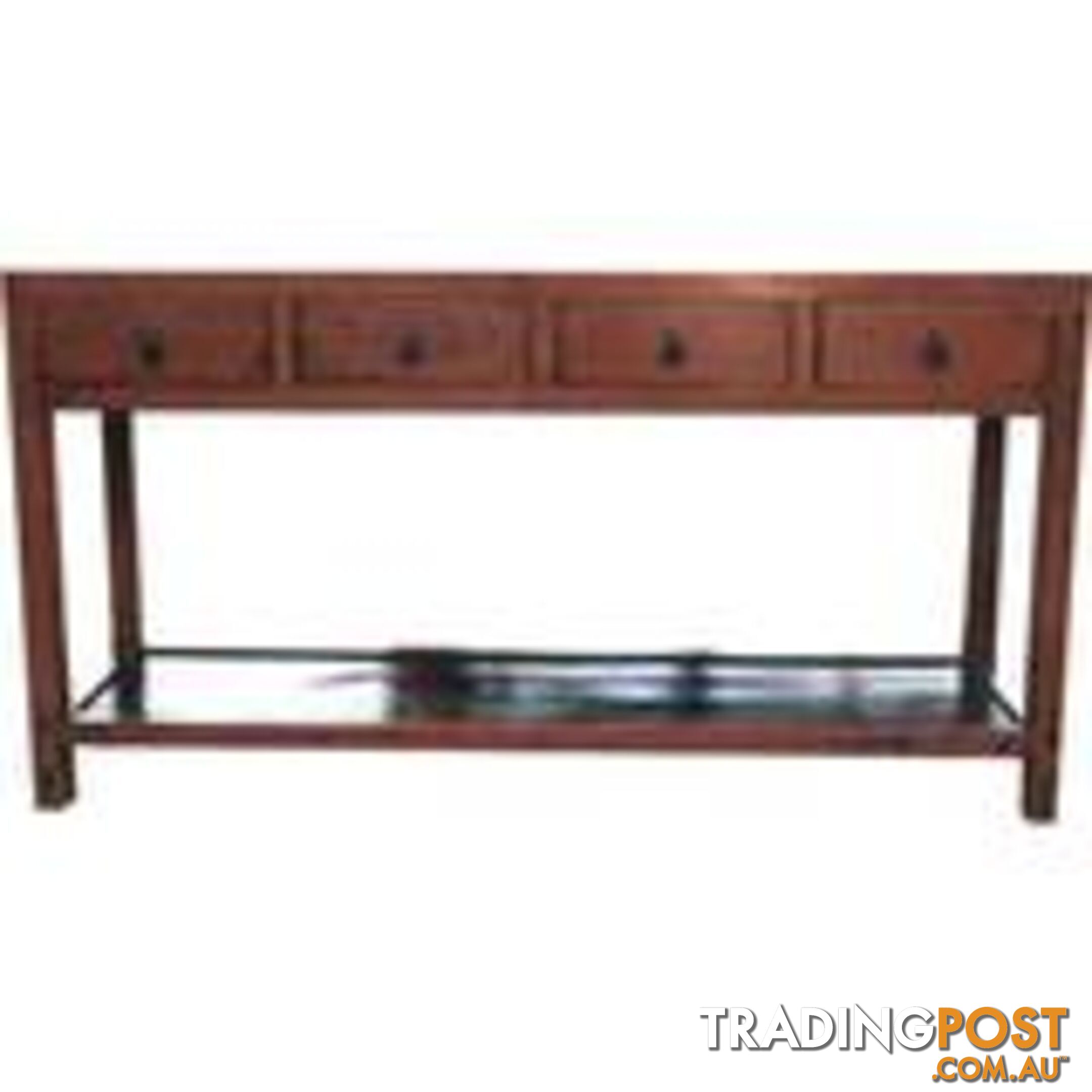 Chinese Scholar Desk Table with Low Shelf