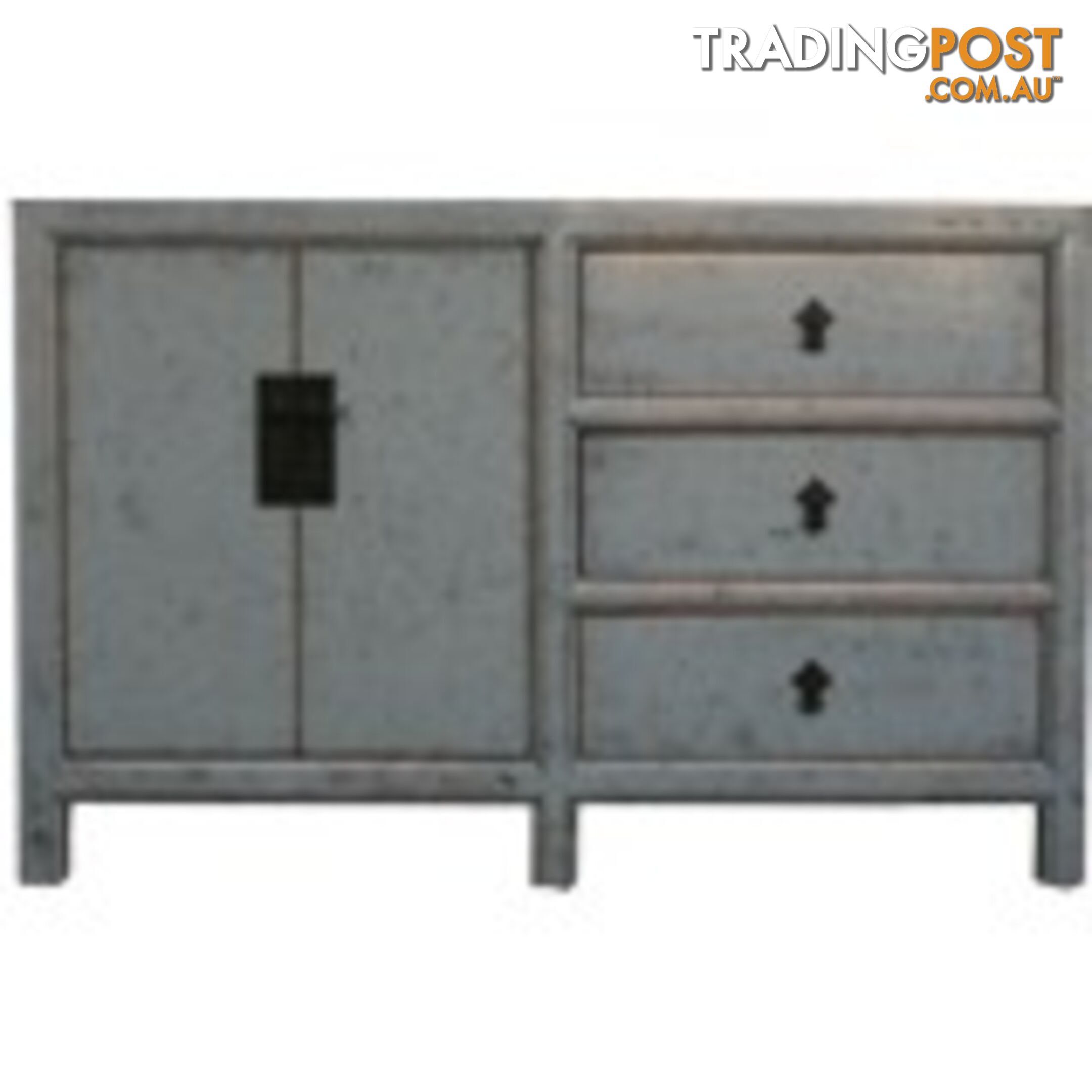 Grey Lacquered Sideboard Buffet