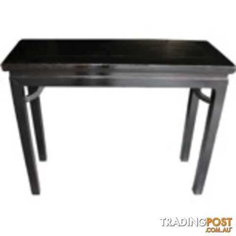 Antique Rustic Black Console Chinese Table