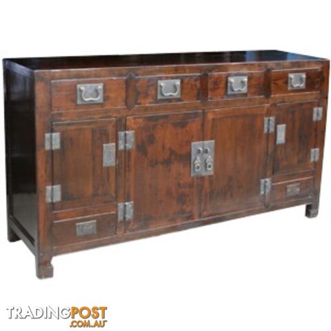 Original Dark Brown Chinese Sideboard