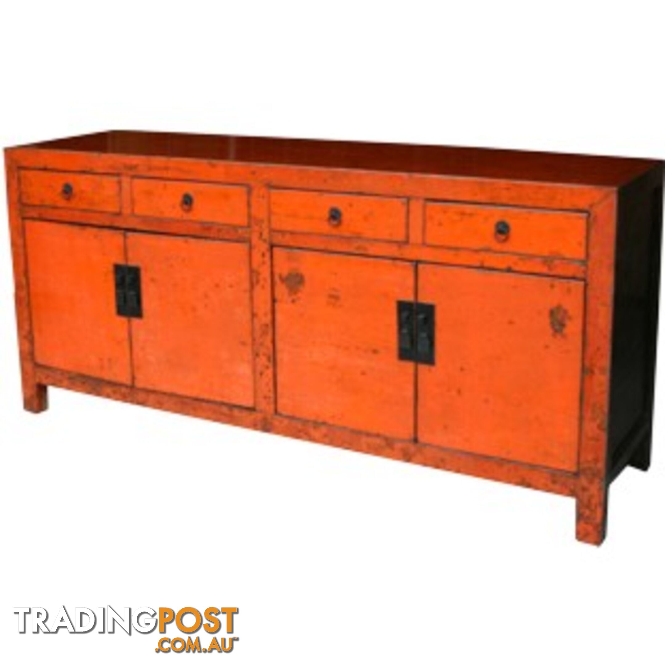 Chinese Antique Orange Sideboard