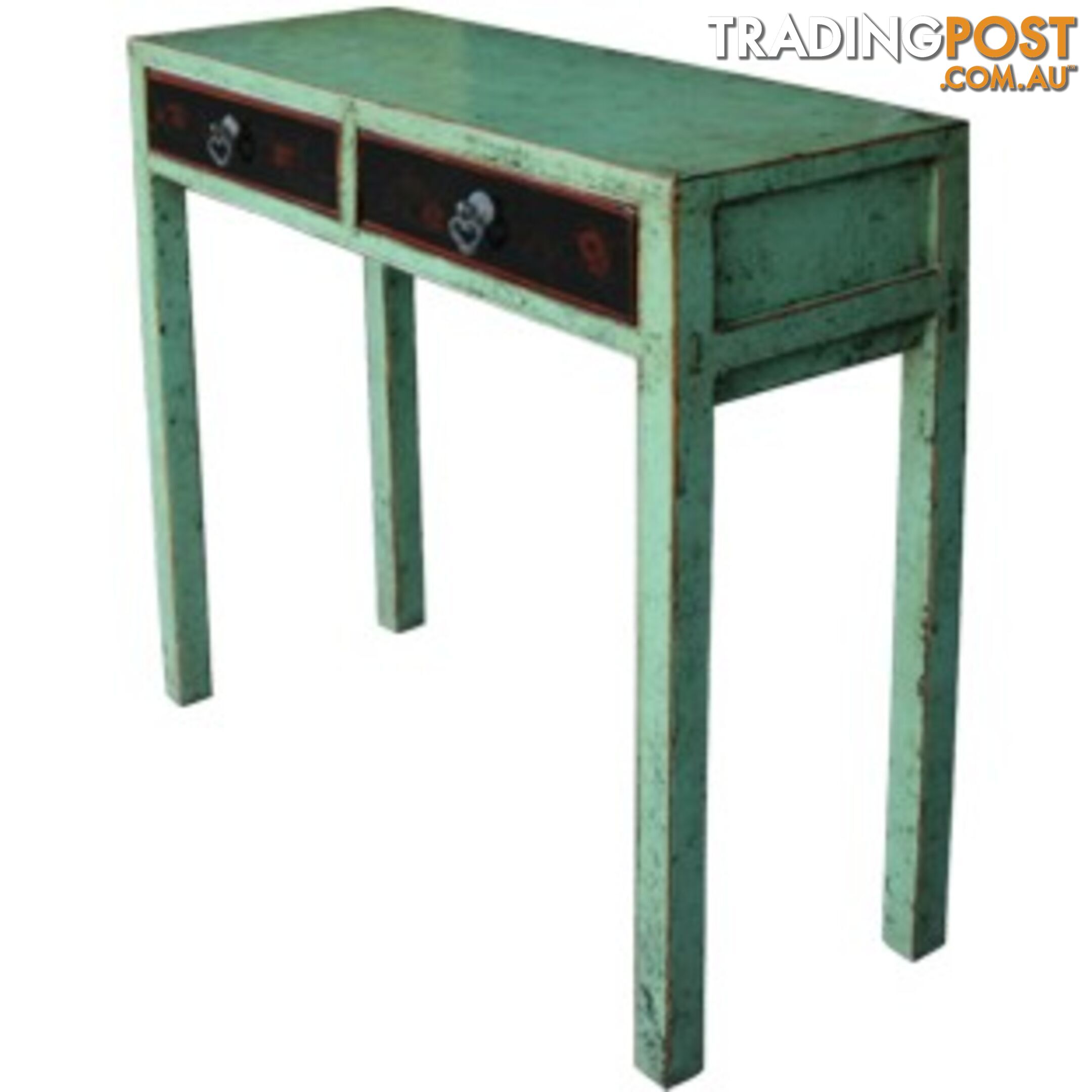 Light Green painted Console Table