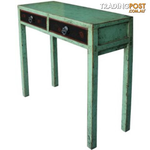 Light Green painted Console Table