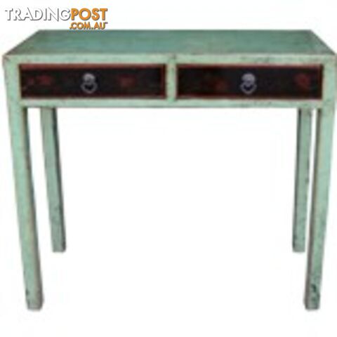 Light Green painted Console Table