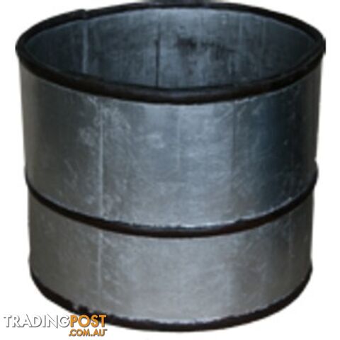 Silver Leaf Chinese Wood Bucket