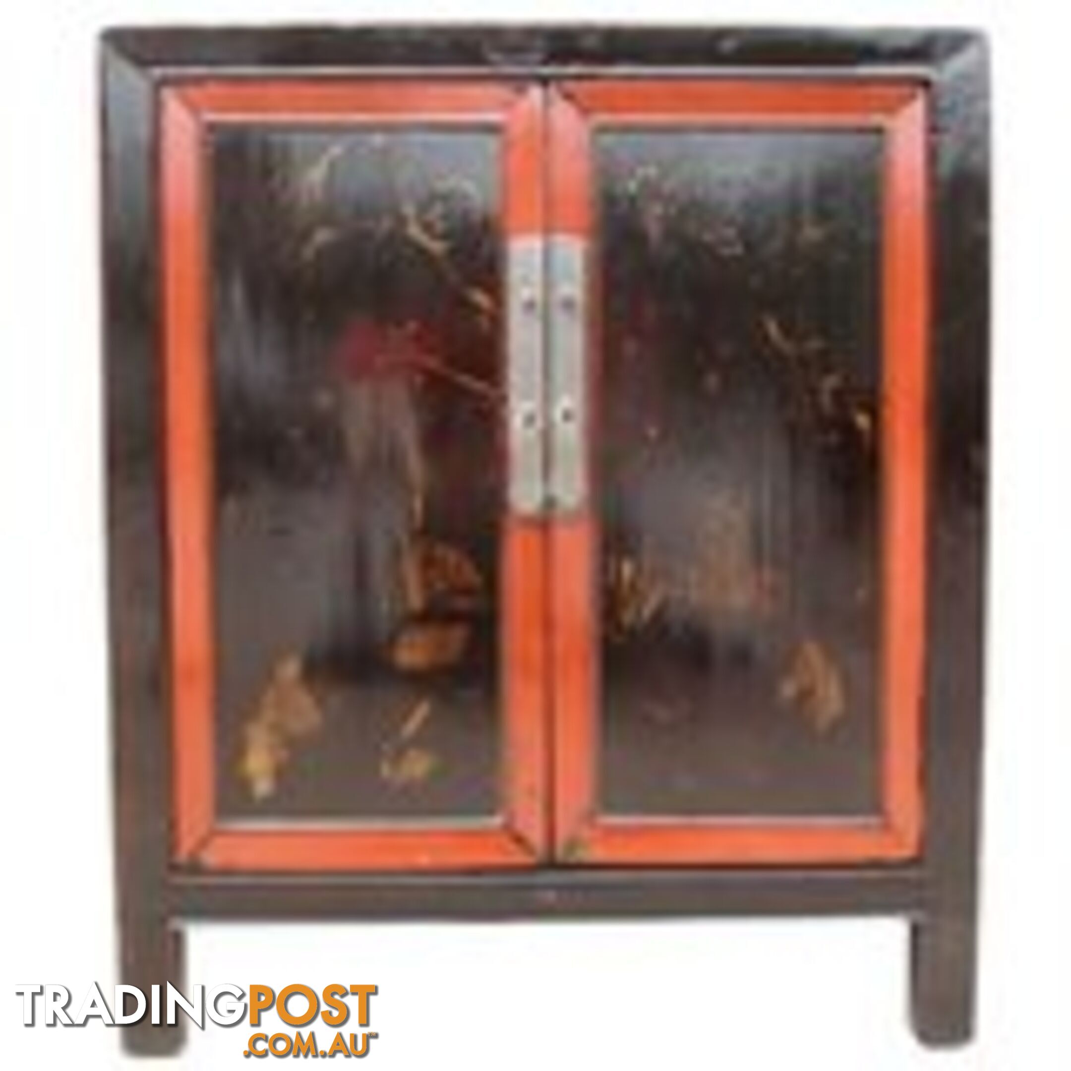 Black Painted Chinese Cabinet