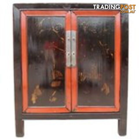 Black Painted Chinese Cabinet