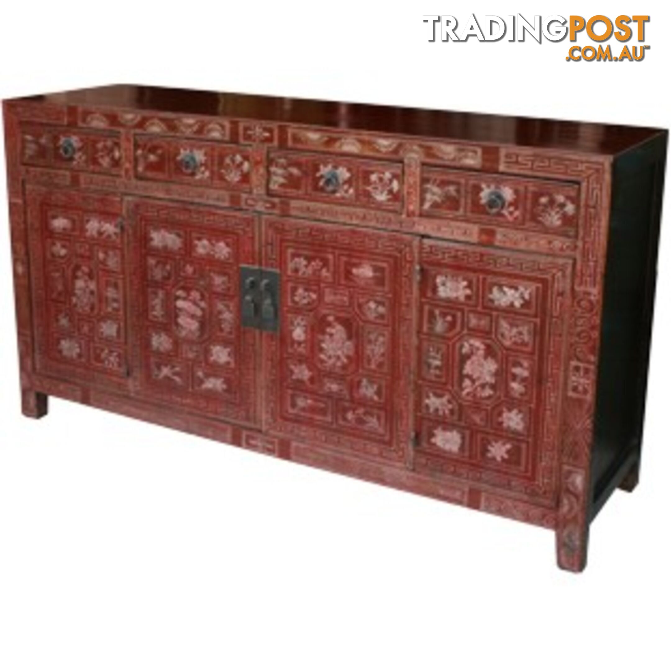 Original Manchurian Painted Chinese Sideboard