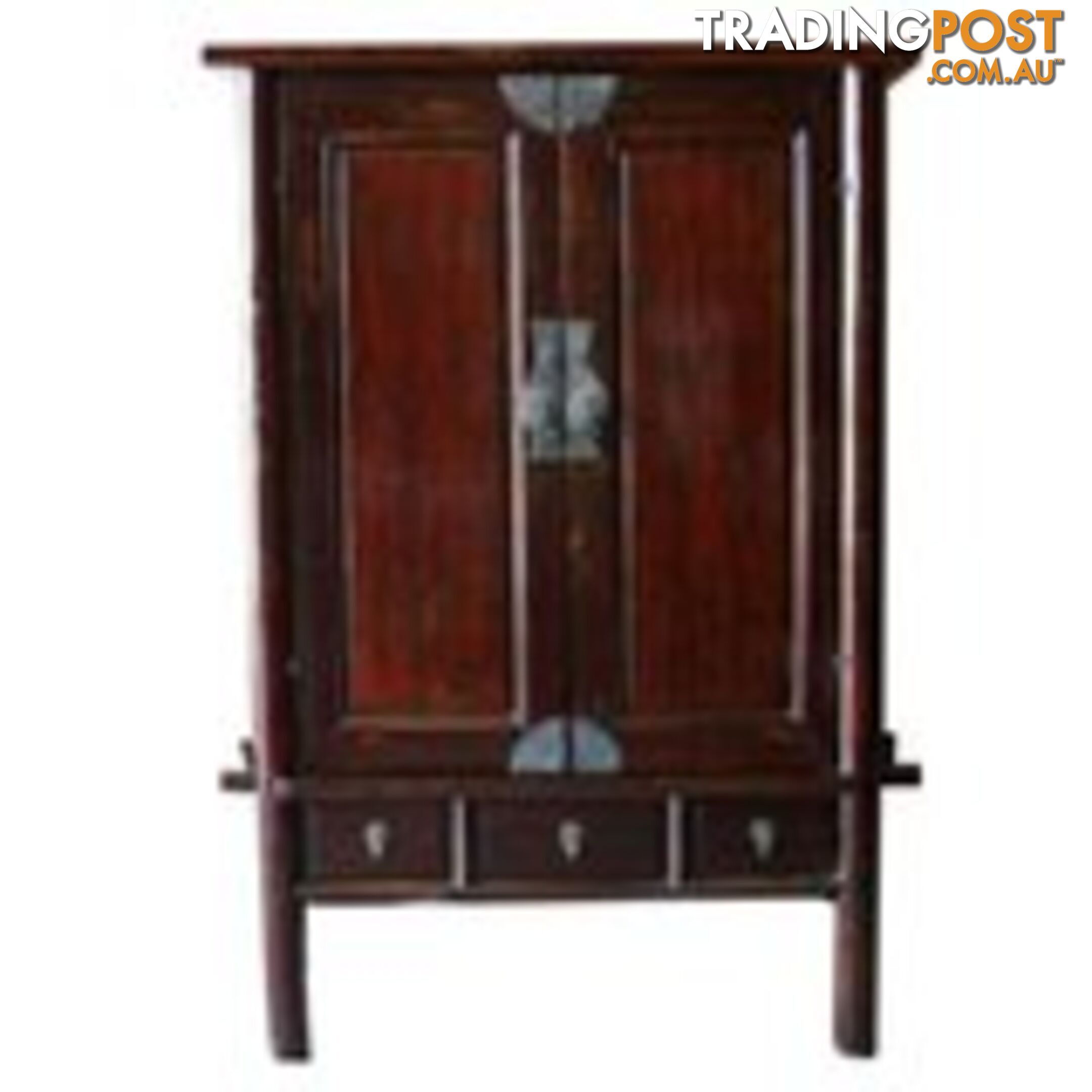 Huge Original Brown Chinese Cabinet