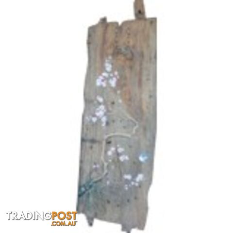 Chinese Wall Hanging Decoration-Old Boat Wood Panel