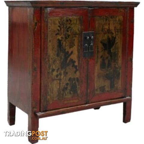 Chinese Original Red Painted Cabinet - photo 2 of 2