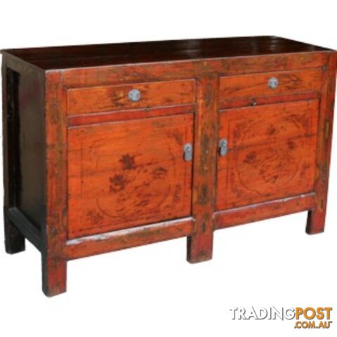 Original Mongolian Painted Sideboard