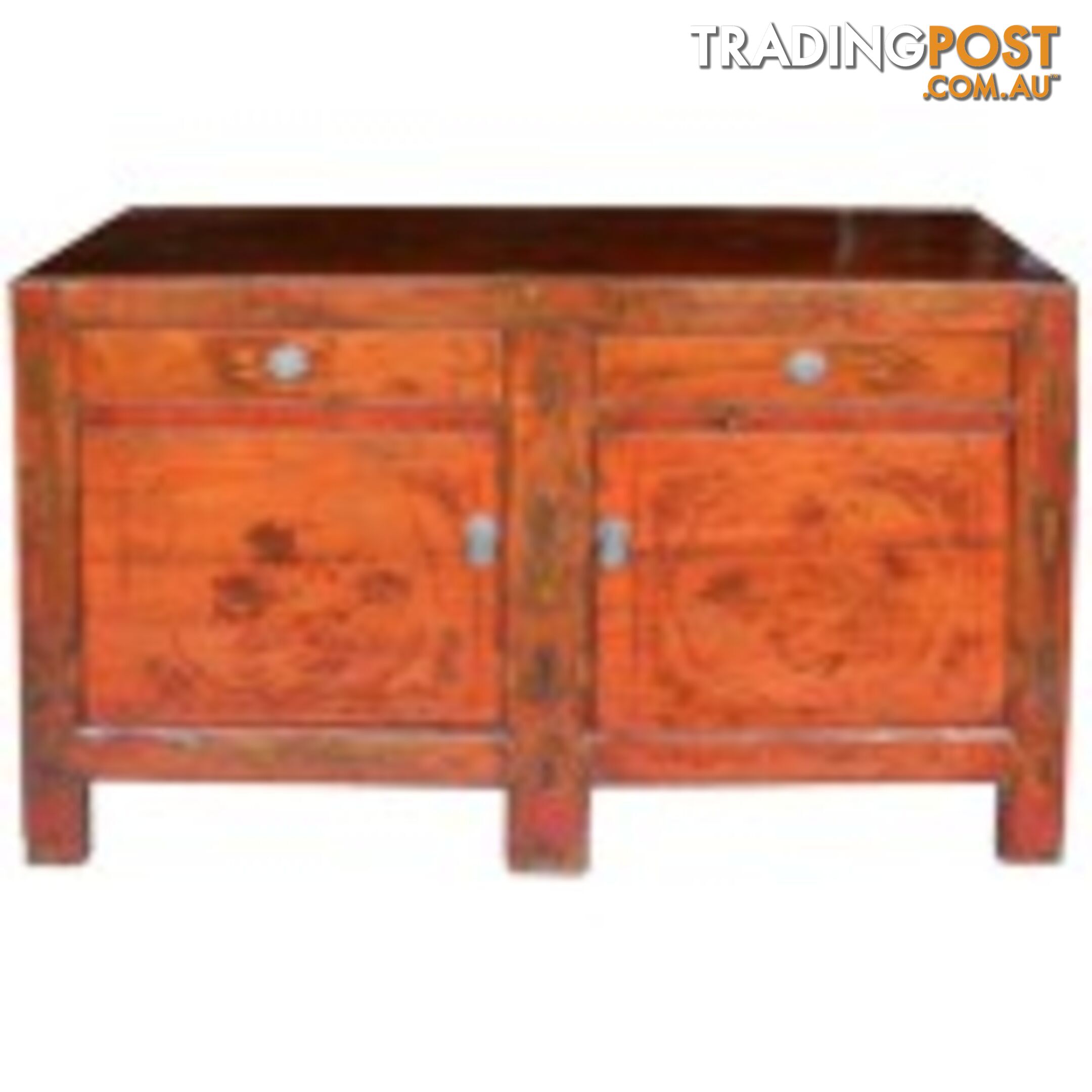 Original Mongolian Painted Sideboard