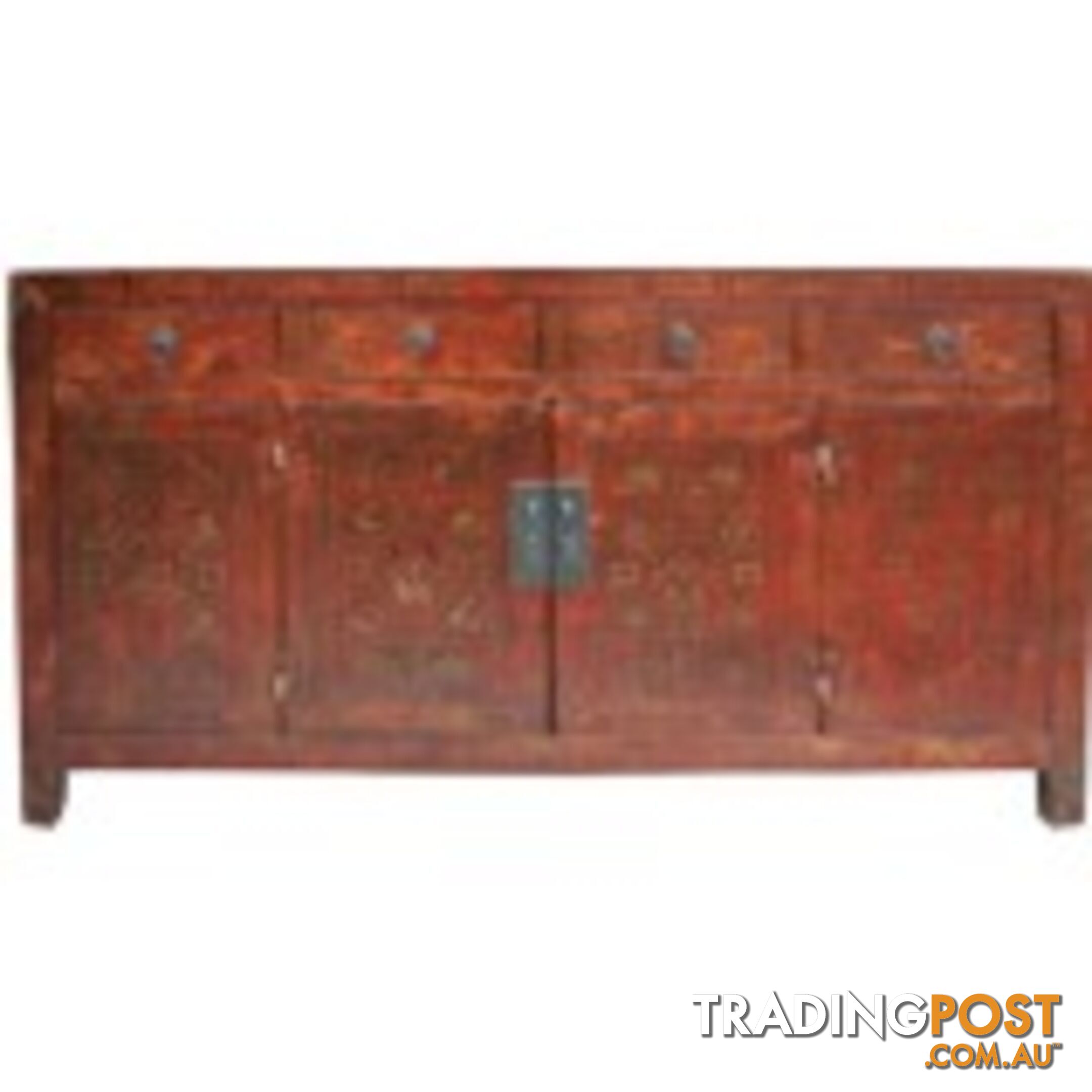 Original Manchurian Painted Chinese Sideboard