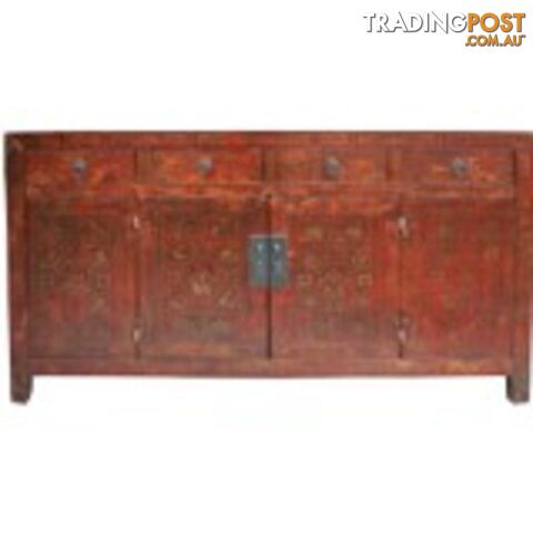 Original Manchurian Painted Chinese Sideboard
