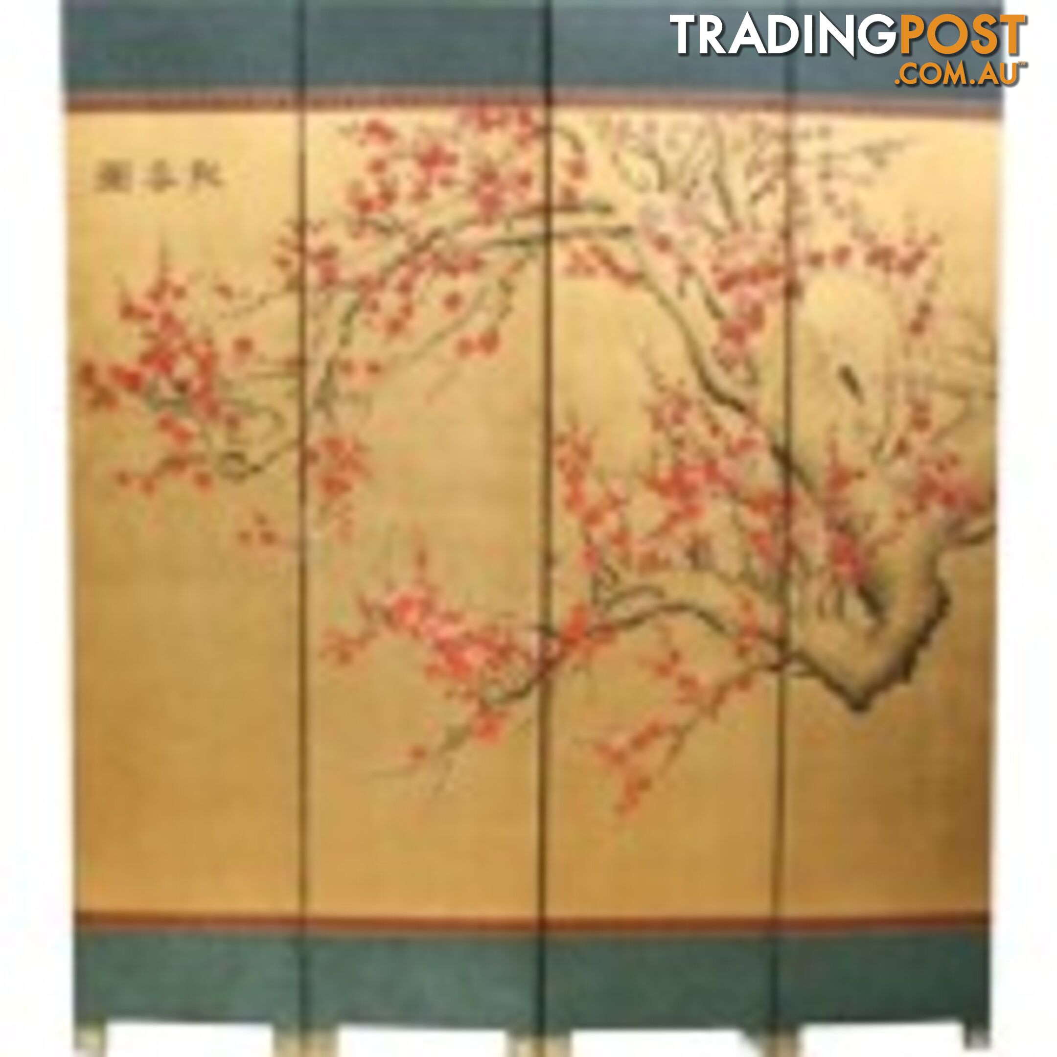 Oriental Cherry Blossom Hand Made Room Divider